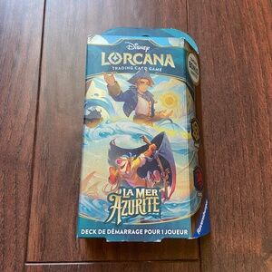 FRENCH LORCANA Trading Cards Game Disney LA MER AZURITE NWT